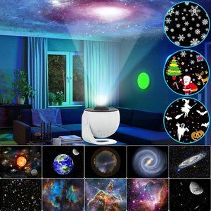Galaxy Projector Star Lights for Bedroom - 13 4K Galaxy Discs